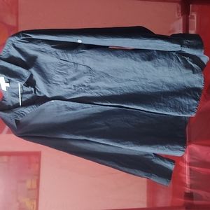 Blue Ellen Tracy Long Sleeved Button Down Large